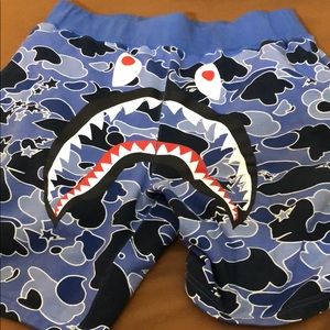Real bape camo shorts